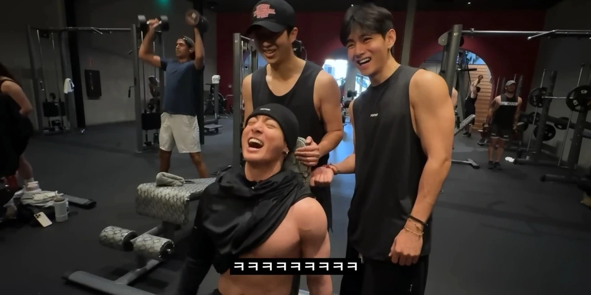 3 Anggota BTS Pamer Otot saat Nge-Gym Bareng Binaragawan Ma Sun Ho