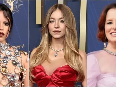 Perhiasan mewah aktris di Emmy Awards 2025 (Foto: WireImages/John Shearer, Shutterstock/John Salangsang, AP/Jae C. Hong)