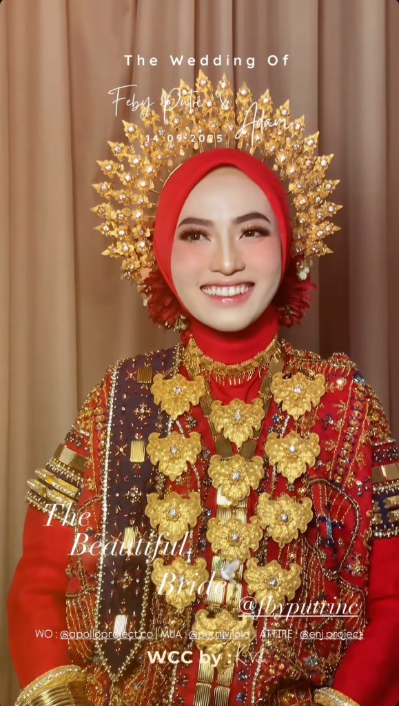 Saat menjalani proses adat mapacci (Foto: Instagram/kivow.wcc)