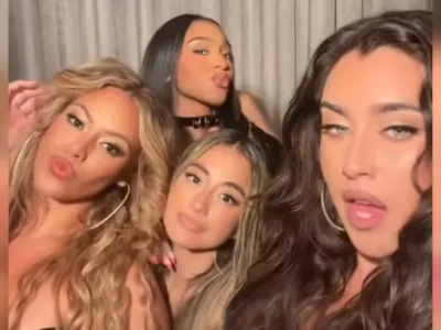 Fifth Harmony di belakang panggung konser Jonas Brothers (foto: Instagram/fiftharmony)
