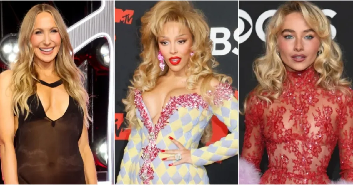 Parade Gaun Transparan hingga Aksi Nyeleneh Doja Cat di Red Carpet MTV VMA 2025