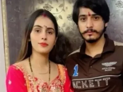 Nikki dan suaminya, Vipin Bhati (Foto: Dok. Hindustan Times)