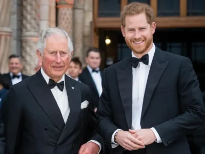 Raja Charles III dan Pangerna Harry (Foto: WireImage/Samir Hussein)