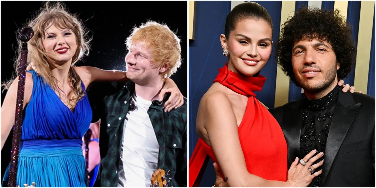 Taylor Swift dan Ed Sheeran Beri Sambutan di Pernikahan Selana Gomez-Benny Blanco