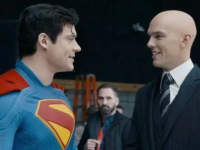 Pemeran Superman dan Lex Luthor (Foto: Instagram/thedailykryptonian)