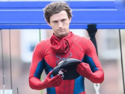 Tom Holland saat syuting film ‘Spider-Man: Brand New Day’ (Foto: Instagram/asylum.entertainment)