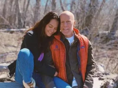 Bruce Willis dan istri. Foto : Instagram/emmahemingwillis