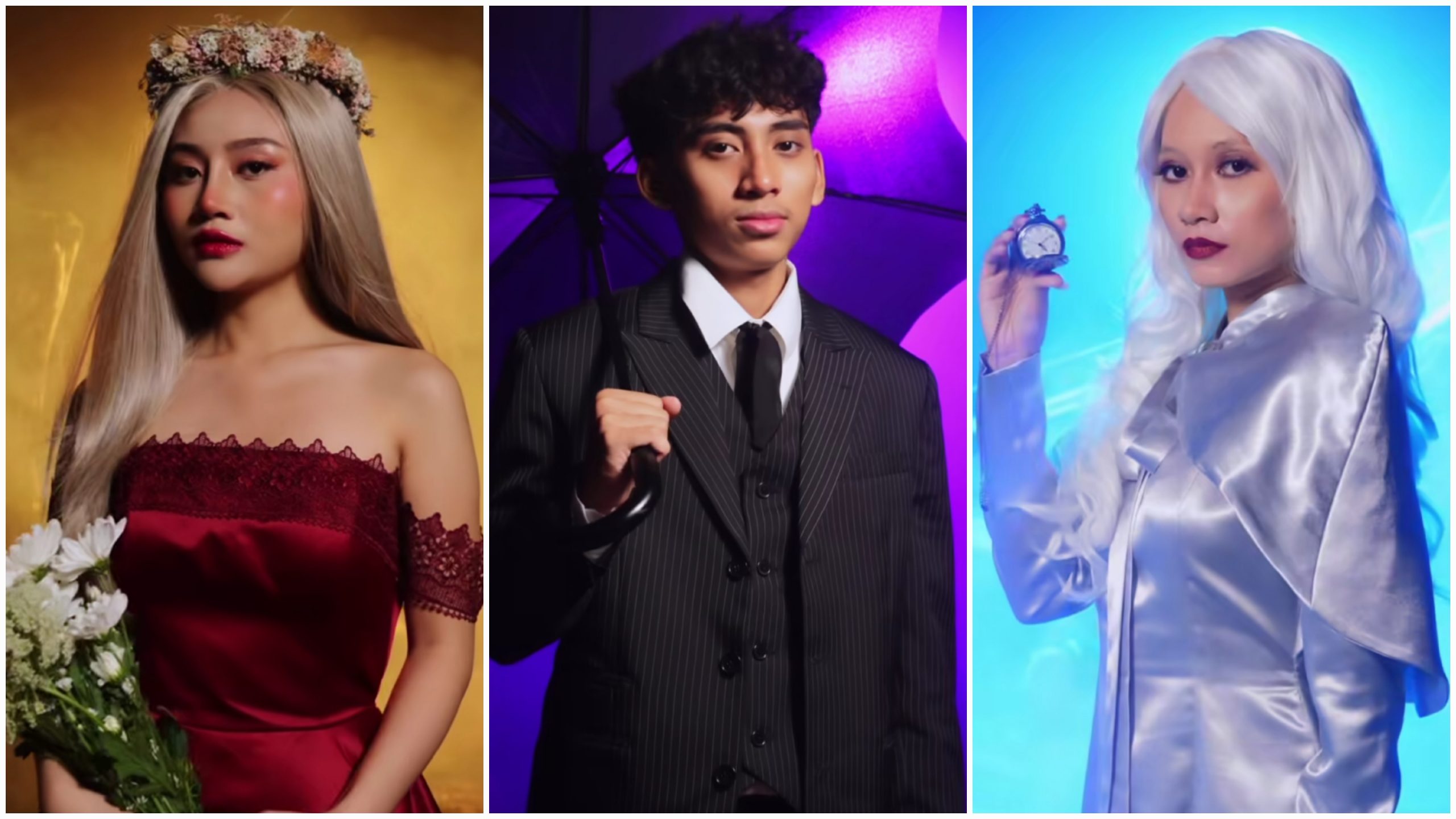 (dari kiri) Regina, Ravaelle, dan Reinata. Foto: Dok. Instagram @rachelvennya
