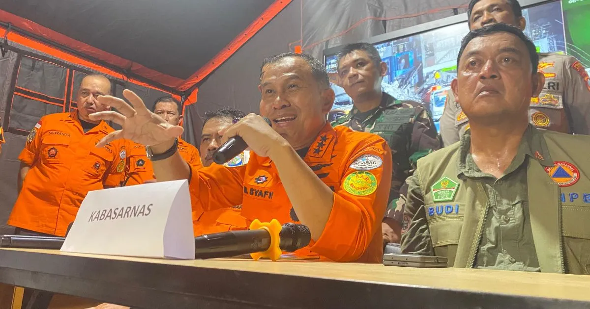Kepala Basarnas, Marsekal Madya Mohammad Syafii. Foto : Azharul Hakim/Nyata