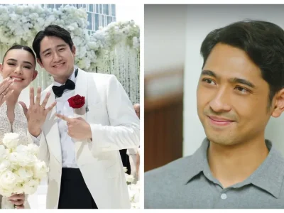 Kabar pernikahan Amanda Manopo dan Kenny Austin turut menyeret nama Arya Saloka. Foto : Instagram/amandamanopo/wetvindonesia