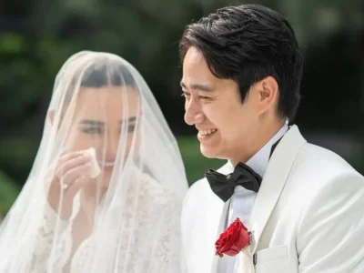 Amanda Manopo dan Kenny Austin menikah. Foto: Dok. Instagram @thebridestory