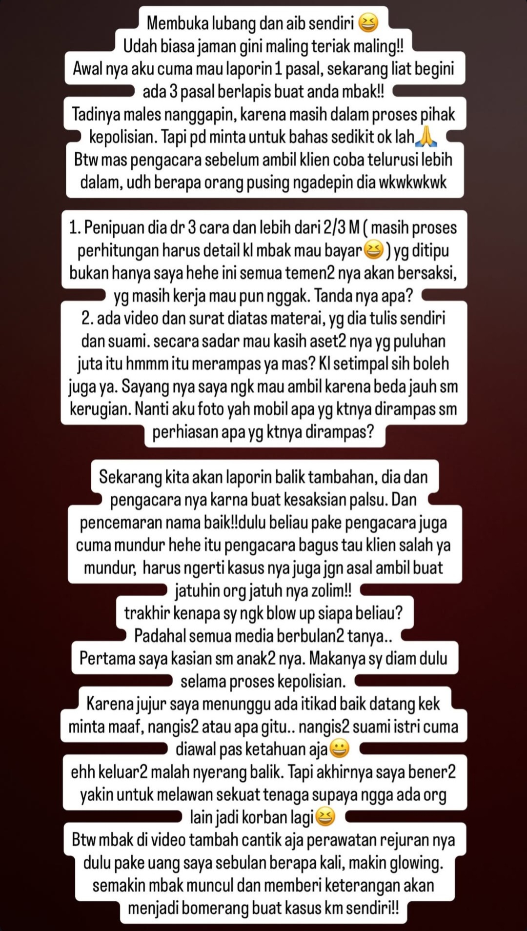 Tanggapan Ashanty setelah dilaporkan mantan karyawan. Foto: Dok. Instagram @ashanty_ash