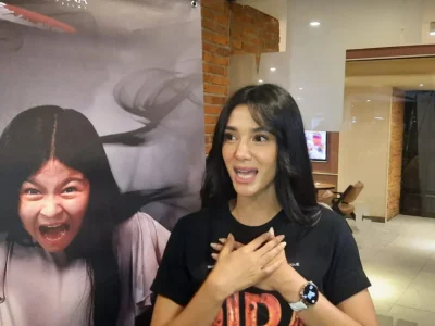 Fanny Ghassani membintangi film horor 'Riba'. (Foto: Bayu/Nyata)