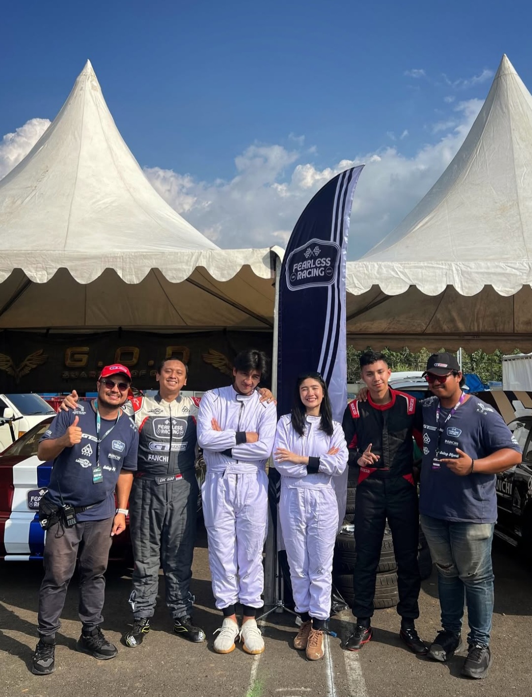 Febby dan Harris penyuka drifting. Foto: Dok. Instagram @harrisvriza