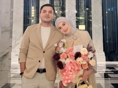 Irish Bella dan Haldy Sabry merayakan anniversary pernikahan pertama. Foto: Dok. Instagram @_irishbella_