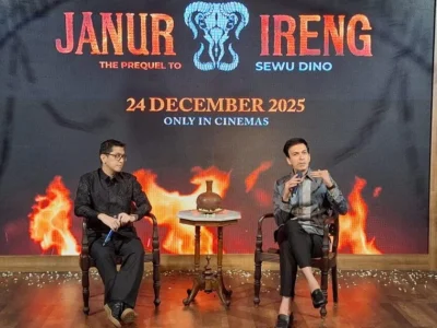 Kimo Stamboel (kiri), sutradara film horor 'Janur Ireng'. (Foto: Naomi/Nyata)