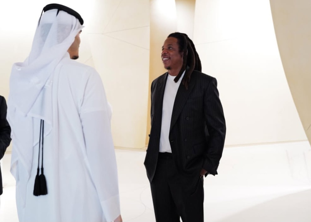 Jay-Z di museum Qatar. Foto: Dok. Instagram @nmoqatar