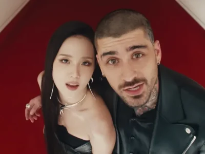 Jisoo BLACKPINK dan Zayn Malik duet di lagu 'Eyes Closed'. Foto: Dok. YouTube Jisoo