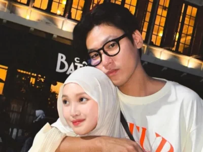 Jule bersama suaminya, Na Daehoon. Foto: Dok. Instagram @juliaprt7
