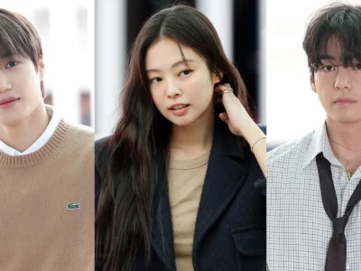 Kai EXO, Jennie BLACKPINK, V BTS. Foto: Dok. News1, Starnews