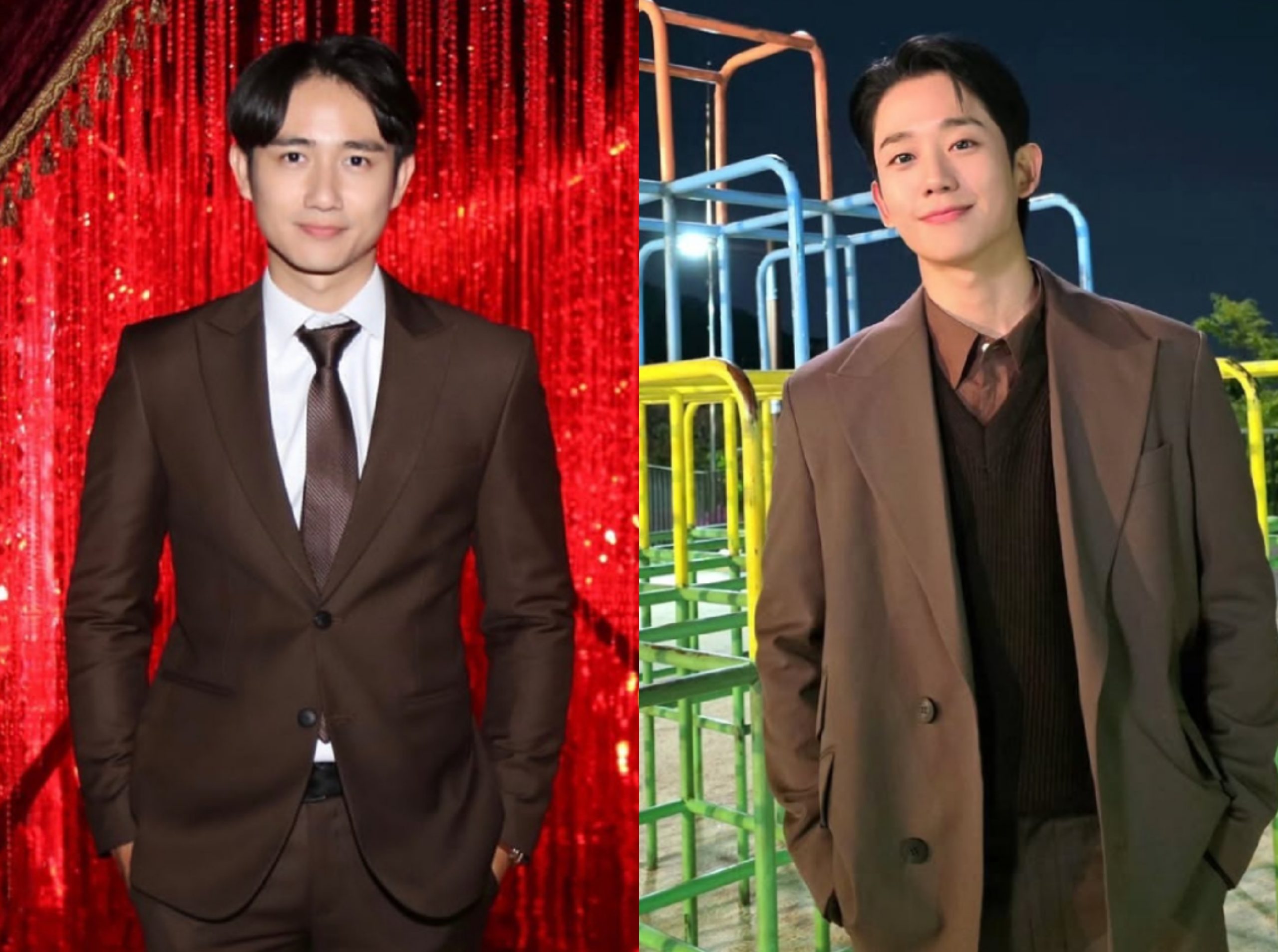 Kemiripan Kenny Austin dan Jung Hae In. Foto: Dok. Instagram @kennyauztin, @holyhaein