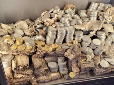 Koin emas dan perak di Museum Denis Diderot. Foto: Dok. Musees de Langres