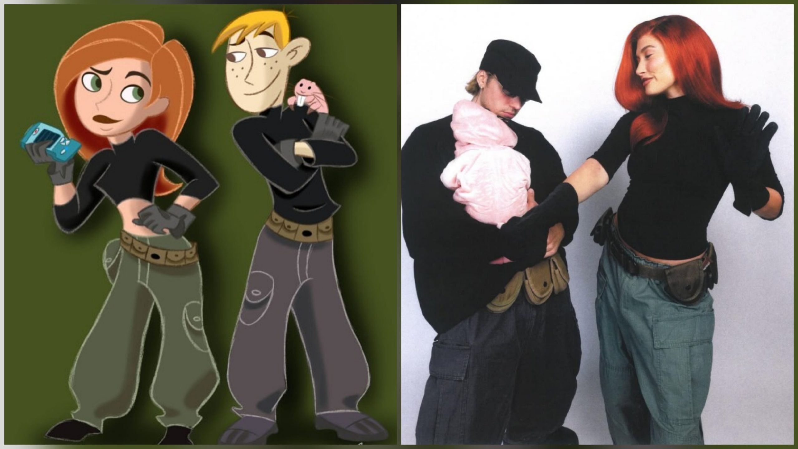Kostum Kim Possible ala keluarga Justin Bieber. Foto: Dok. Instagram @lilbieber