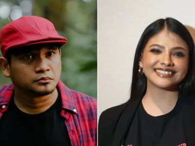 Maell Lee dan Sara Fajira main film 'Maju Serem Mundur Horor'. (Foto: Kolase dari Instagram @majuseremmundurhoror, dan Agnes/Nyata)