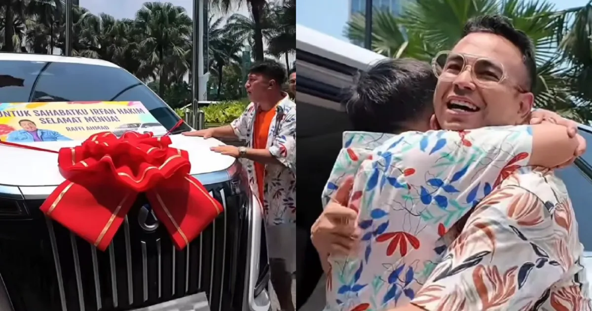 Ulang Tahun ke-50, Irfan Hakim dapat Hadiah Mobil dari Raffi Ahmad