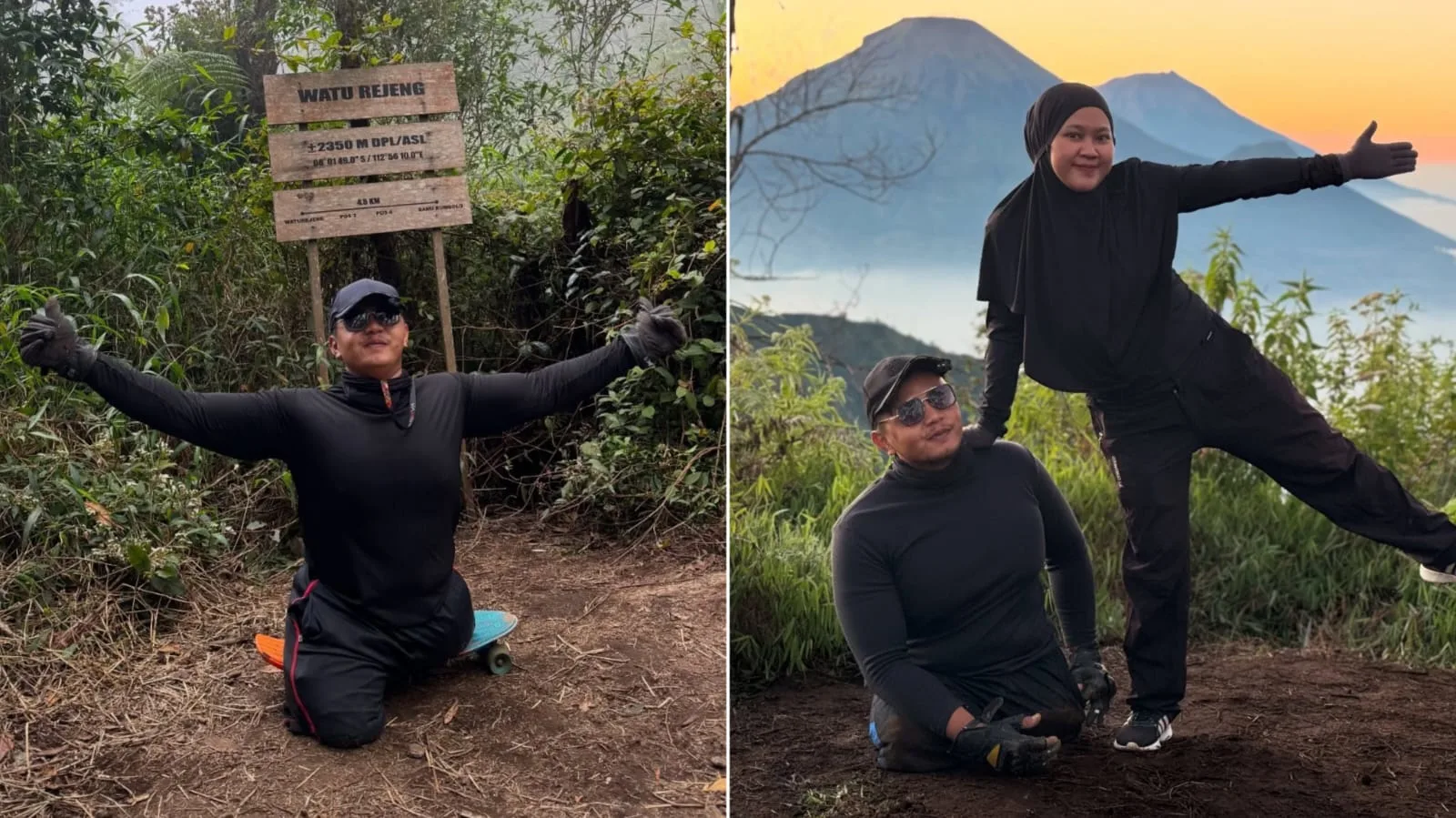 Kisah Muhammad Hikmat, Naik Gunung Prau Tanpa Kaki