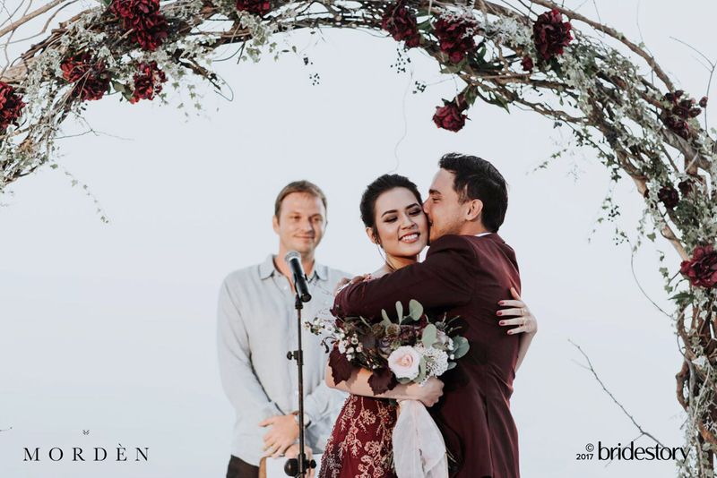 Resepsi Raisa dan Hamish di Bali. Foto: The Bride Story
