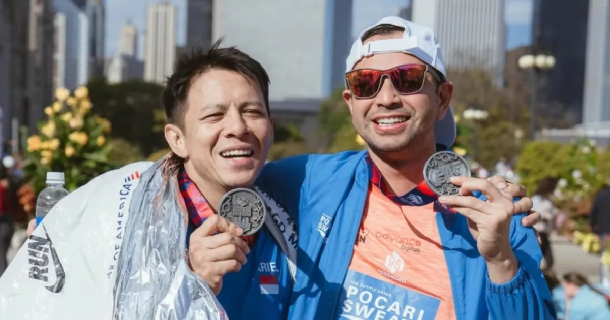 Ada Raffi Ahmad, 7 Selebriti Taklukkan Chicago Marathon 2025