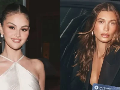 Selena Gomez dan Hailey Bieber. Foto: Dok. Instagram @selenagomez, @haileybieber