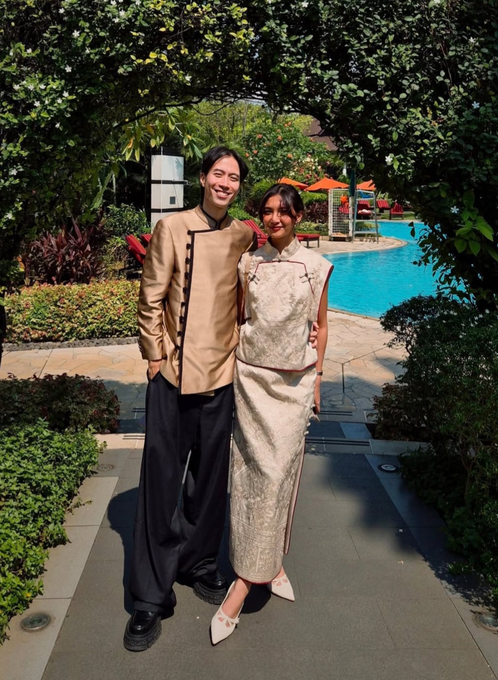 Sheila Dara bersama suaminya, Vidi Aldiano. Foto: Dok. Instagram @vidialdiano