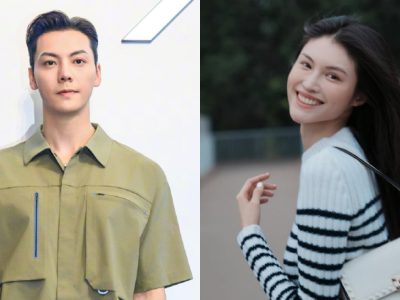 William Chan dan He Sui. Foto: Dok. Weibo, Instagram @hesui923
