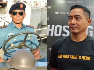 Yama Carlos di film terbaru 'The Hostage's Hero'. (Foto: Kolase Dok. Pri/Yanuar Nyata)