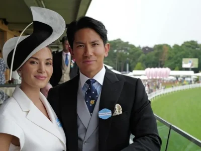 Pangeran Mateen dan istri. Foto : Instagram/tmsk