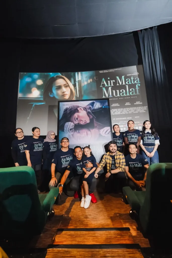 Konferensi pers film terbaru 'Air Mata Mualaf'. (Foto: Bayu/Nyata)