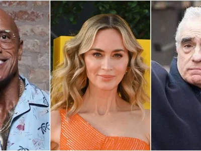 Dwayne Johson, Emily Blunt, dan Martin Scorsese (Foto: X/screentime, variety, pelicinema)