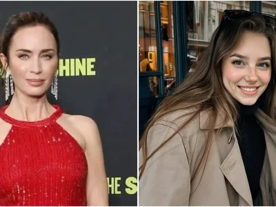 Emily  Blunt dan Tilly Norwood (Foto: Instagram/myattire2816, tillynorwood)
