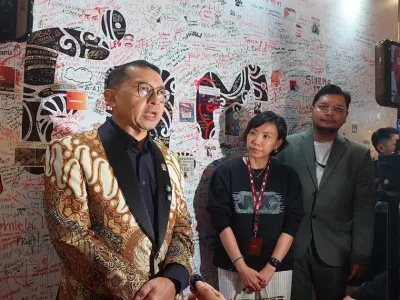 Fadli Zon (kiri) di Jakarta World Cinema (JWC) 2025 (Foto: Dok. Nyata)