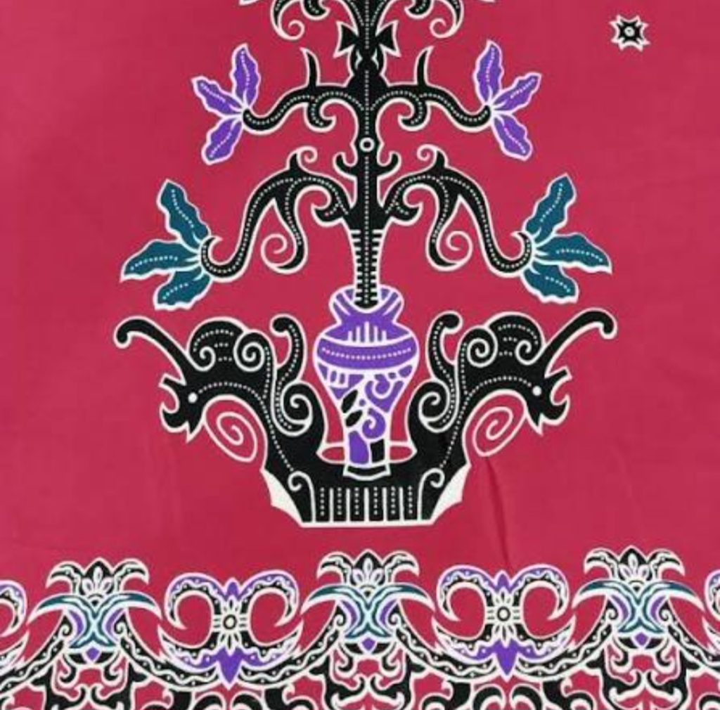 Motif Benang Bintik batang garing (Foto: Dok. Pariwisata Indonesia)