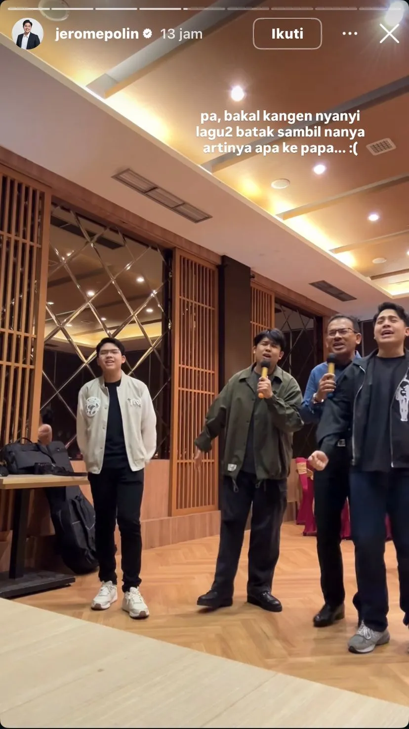 Foto: Tangkapan layar Instagram story @jeromepolin