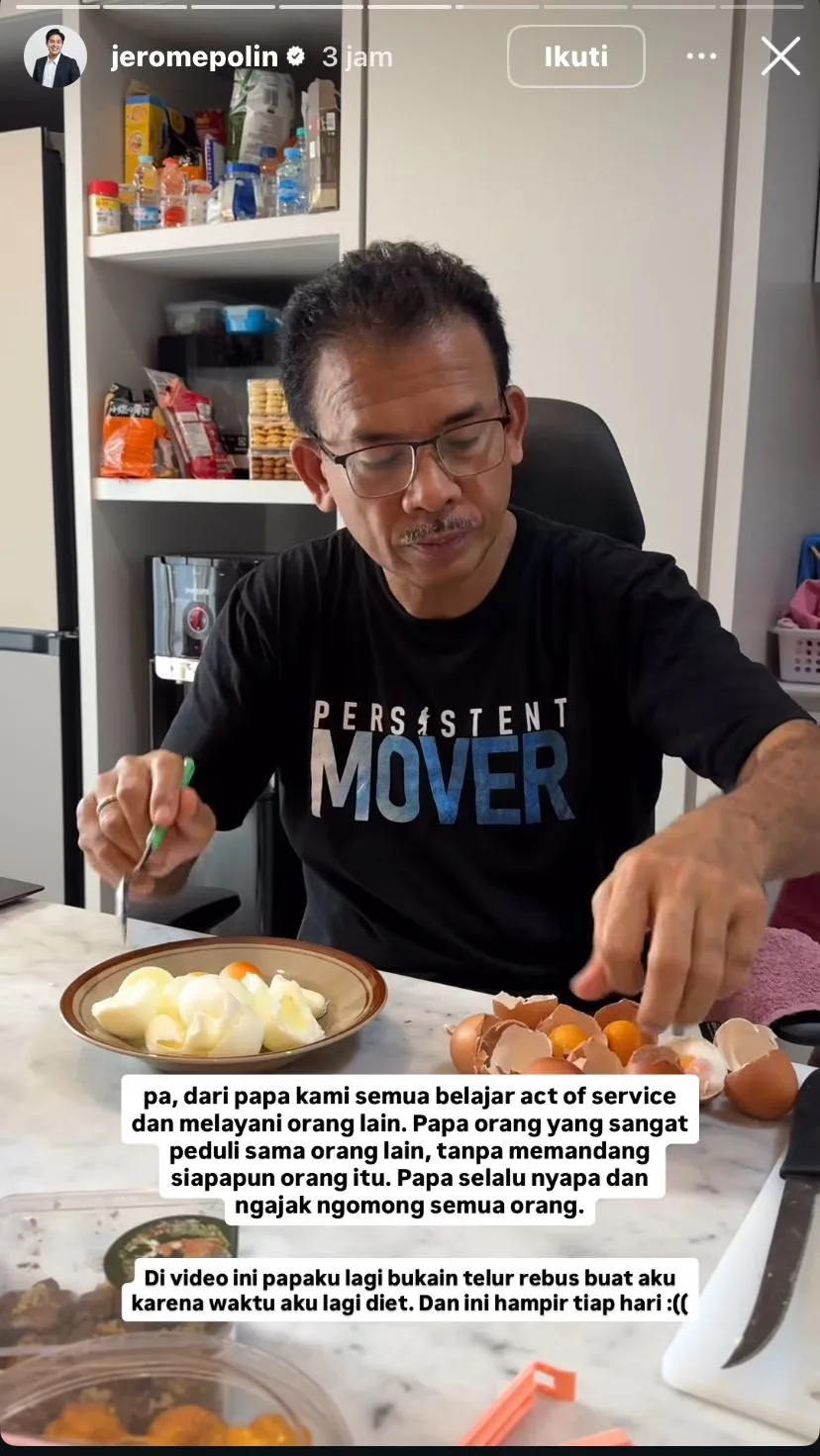 Foto: Tangkapan layar Instagram story @jeromepolin