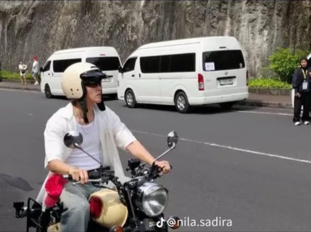 Motoran di Bali (Foto: TikTok/nila.sadira)