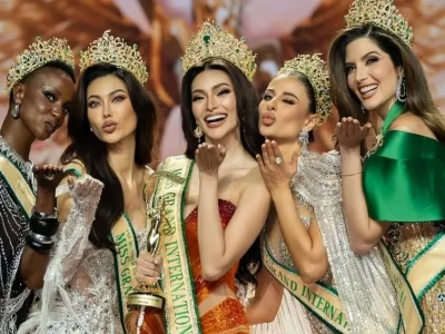 Peserta yang lolos babak 5 besar Miss Grand International 2025 (Foto: Instagram/missgrandinternational)