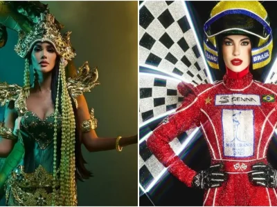 Kostum nasional peserta Miss Grand International 2025 (Foto: Instagram/vinnaanggisitorus, kalianadiniz)