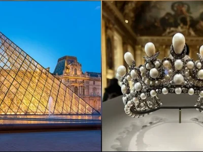 Museum Louvre dirampok (Foto: Instagram/kaleidockop_media, diamondsemaraldcut)