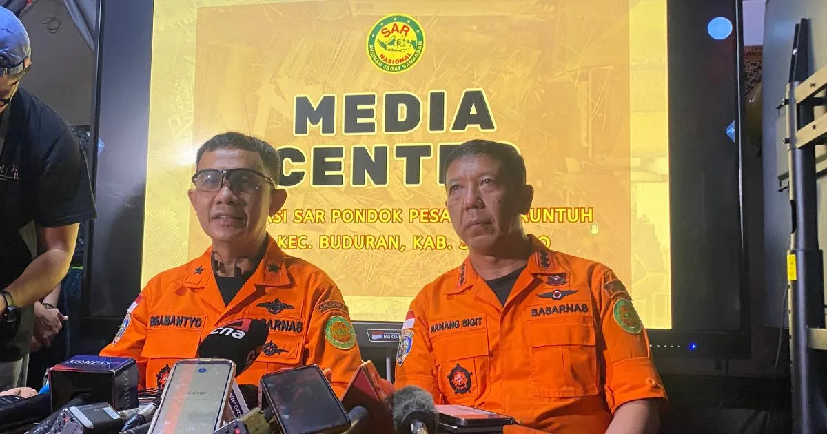 Hari ke-3 Evakuasi Korban Runtuhnya Bangunan Ponpes Al Khoziny, 5 Santri Meninggal
