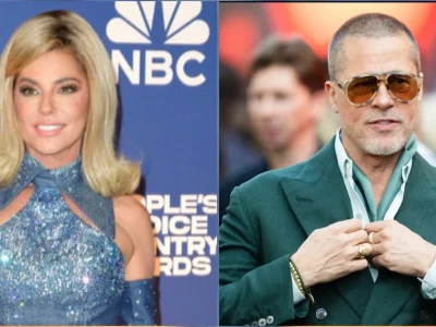 Shania Twain dan Brad Pitt (Foto: NBC/Tibrina Hobson, WireImages/Samir Hussein)
